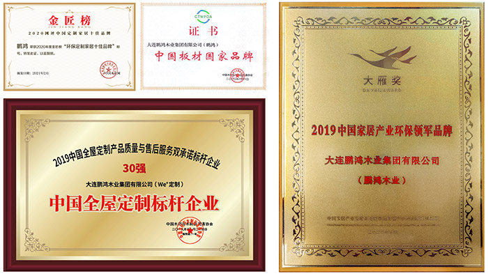 1623220307275281 东升国际全屋定制家具行业荣誉证书