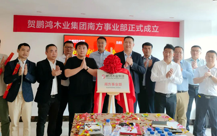 东升国际木业集团南方销售事业部揭牌成立
